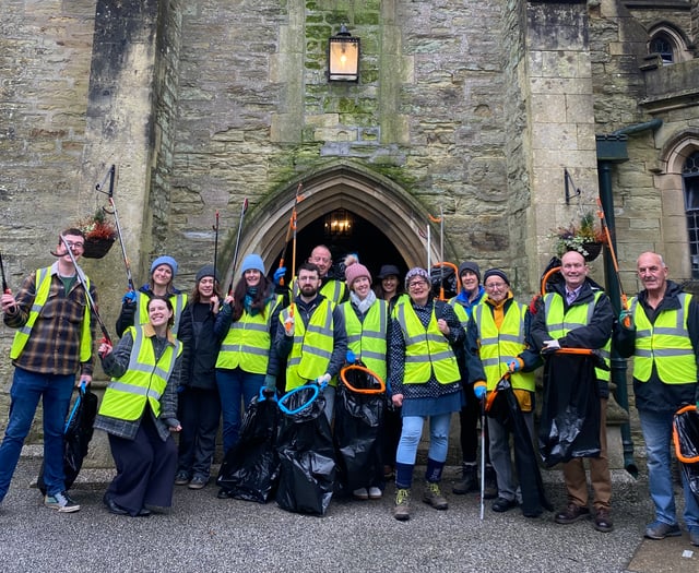 Mucking in with community clean-up