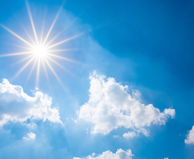 Sunny spells today turning overcast tomorrow