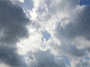 A mix of sun and patchy rain expected today and tomorrow