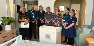 New cooling cot donated to Royal Cornwall Hospital's maternity unit