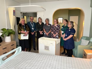 New cooling cot donated to Royal Cornwall Hospital's maternity unit