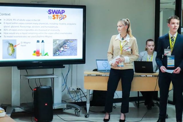 Cornish students’ research earns Spark of Inspiration Award