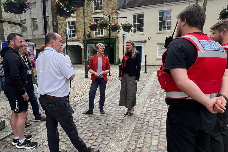 During the general election campaign last summer, the then Shadow Home Secretary Yvette Cooper visited Truro with MP for Truro and Falmouth Jayne Kirkham to talk to retailers about the growing problem