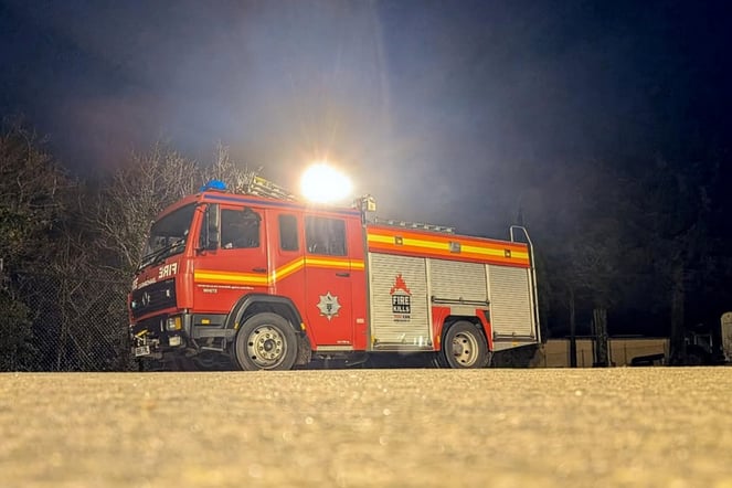 Firefighters from St Dennis went to the St Stephen blaze. Picture: St Dennis Community Fire Station