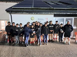 Under 16 rugby players boosted by donation