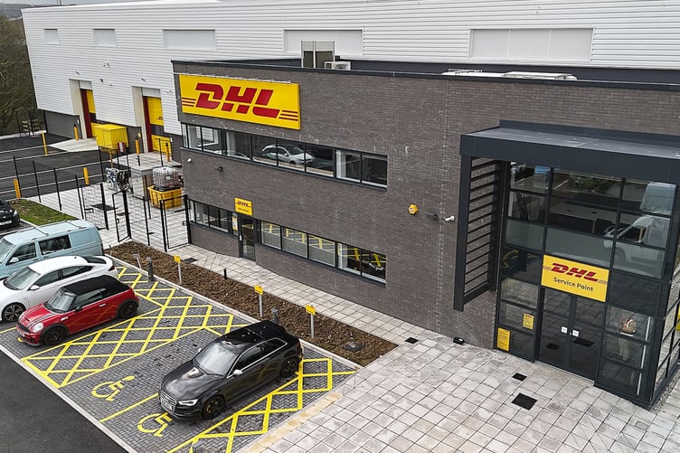 DHL has created a large new distribution centre in Cornwall.