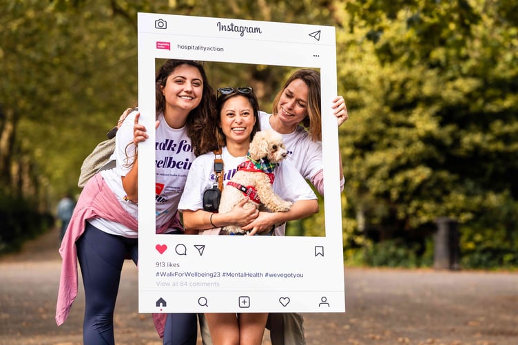 Hospitality workers in Cornwall are being encouraged to take part in the Walk For Wellbeing.