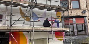 New colourful mural  being created to help attract visitors