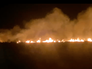 Cornwall Fire Crews Battle Large Moor Blaze