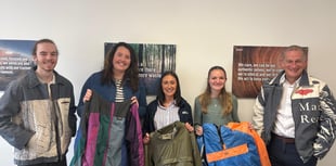 Praise for student producing upcycled clothing