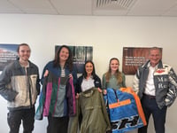 Praise for student producing upcycled clothing