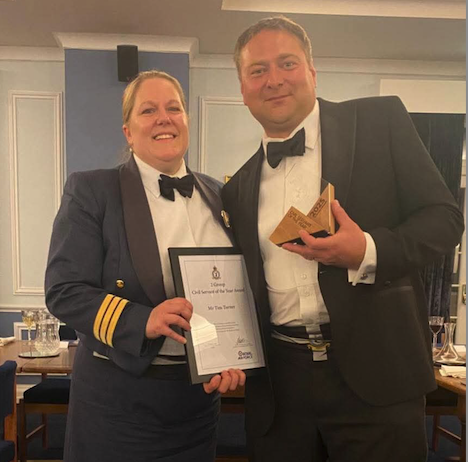 Service personnel ‘flying high’ after winning prestigious award