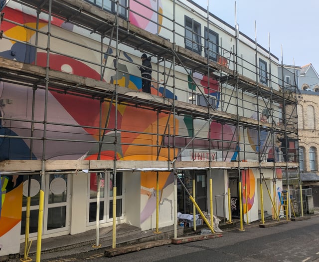 New colourful murals set to grace town centre