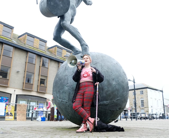 Truro protesters say no to PIP cuts 