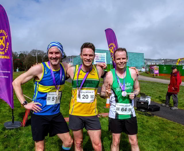 Cornwall AC star eases to victory ahead of Marples and O'Neill