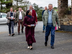 Conservative leader Kemi Badenoch makes surprise visit