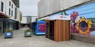 Shopping centre welcomes banking cash pod