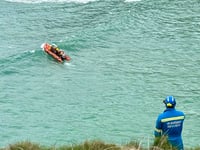 Lifeboat scrambled to rescue person cut off by the tide