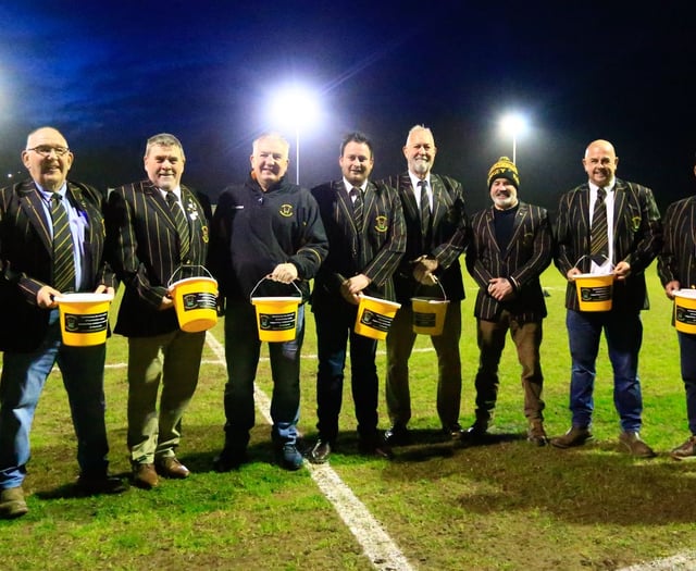Fundraising efforts at Cornish Pirates game help to raise almost £700
