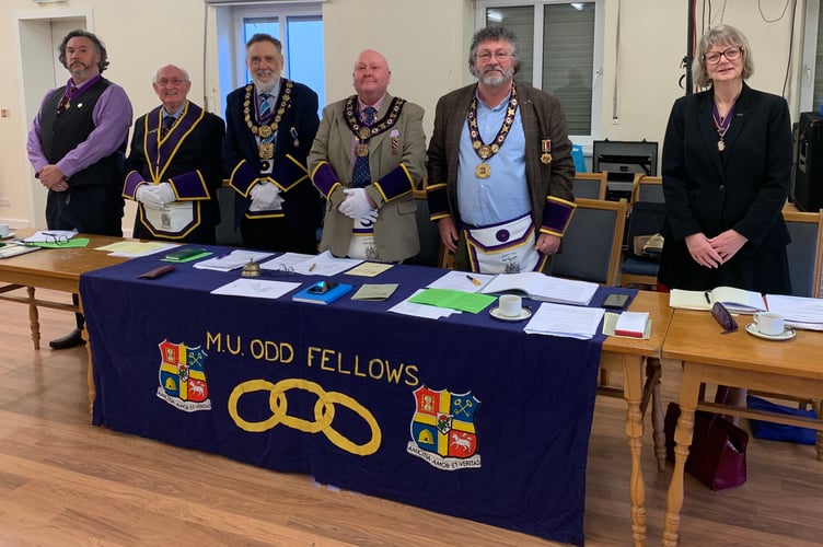 Plymouth and Truro District Oddfellows Holds Successful Annual Meeting.