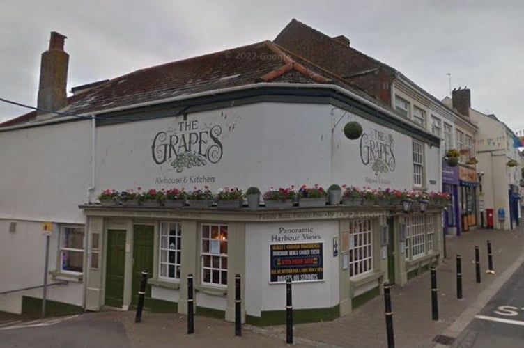 The Grapes in Falmouth.