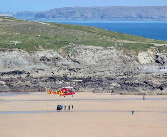 Off-duty lifeguard saves the life of surfer 