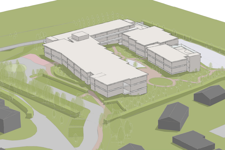 The proposed design of the building on land adjacent to Whitestone Road (Picture: Cornwall Council)