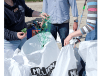 Falmouth volunteers tackle plastic waste in spring beach clean