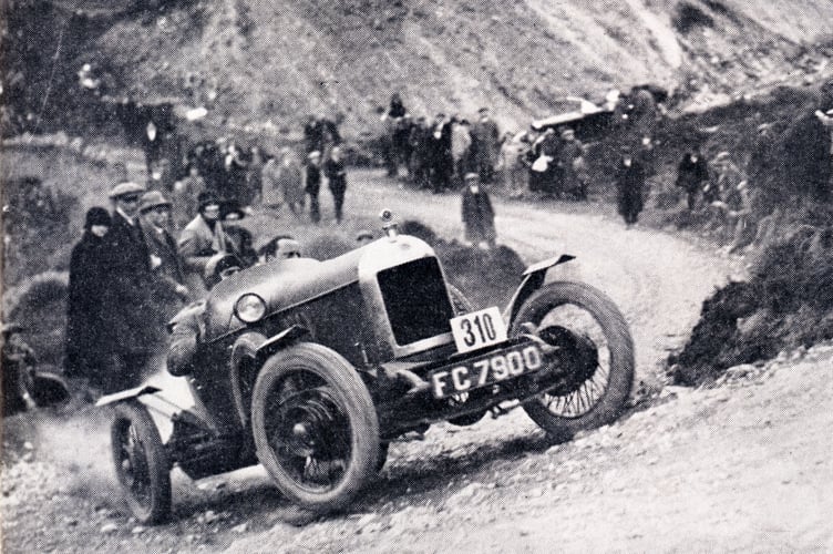 Iconic MG returns to Land’s End Trial in Cornwall.