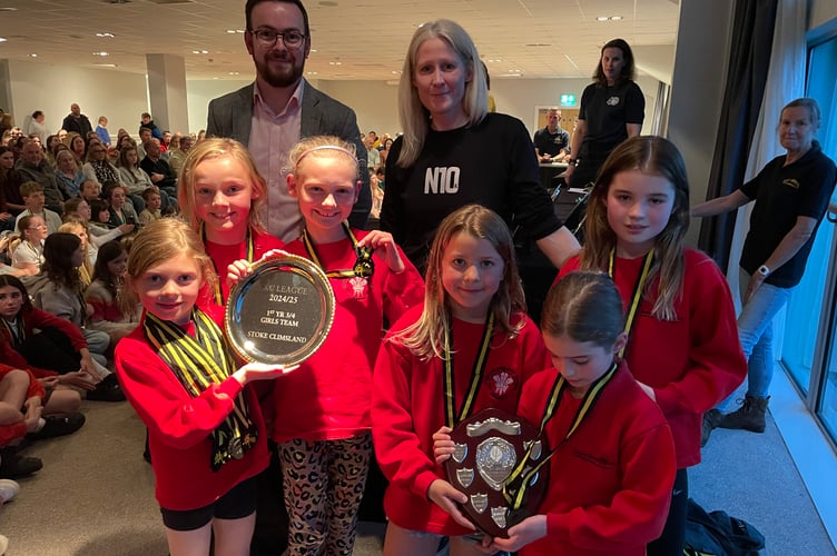 Congratulations to the Year 3/4 Girls team from Stoke Climsland
