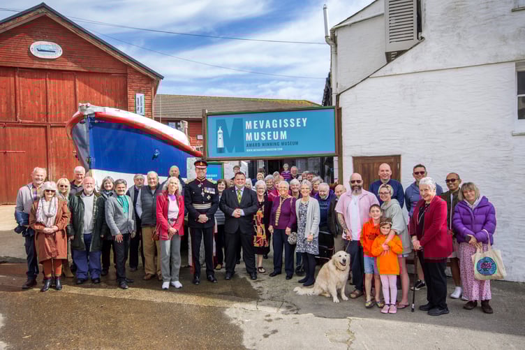 A celebration with Lord Lieutenant Edward Bolitho has been held at Mevagissey's museum.