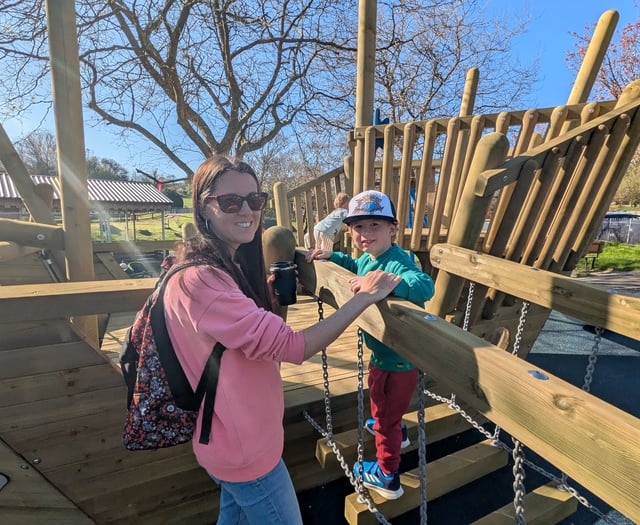Families take the plunge to enjoy new nautical themed play park