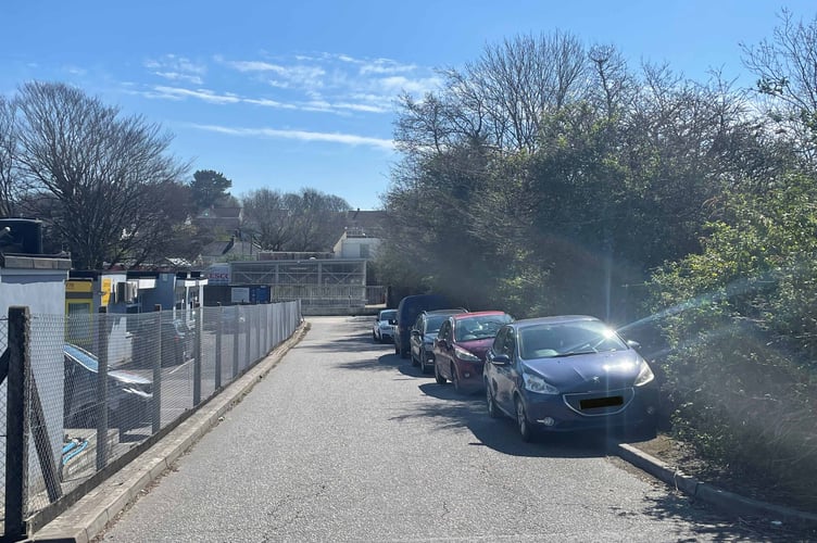 UNDER HAMMER - land in Stennack Road, St Austell.