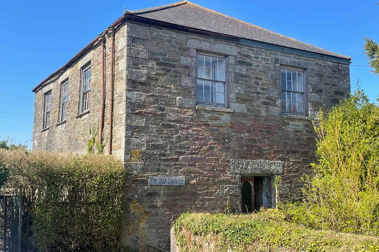 UNDER HAMMER - The Old Chapel, Sithney, Helston.