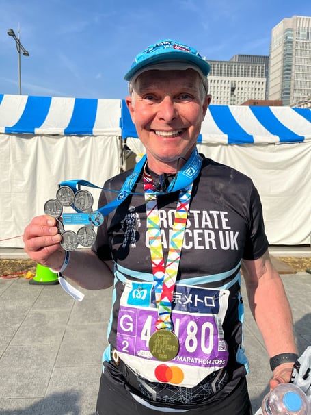 Mark Maidwell-Smith at Tokyo Marathon.