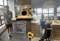 Three visitors to Cornwall Gold are a cut above the rest at Easter