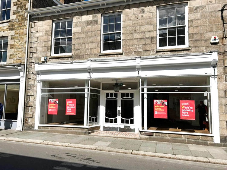 The new Cornwall Air Ambulance shop in Truro