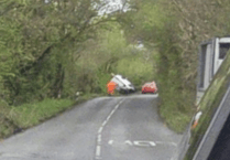 Road near Roche reopens after lorry flips onto its side