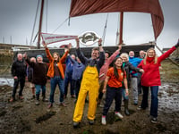 Volunteers from the Cornwall Maritime Trust kick off sailing season