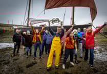 Volunteers from the Cornwall Maritime Trust kick off sailing season