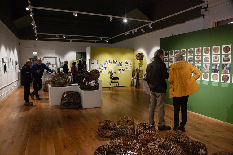 Withy Lore exhibition at the Cornwall Museum and Art Gallery, Truro.