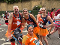 Family complete the London Marathon to help people in the community