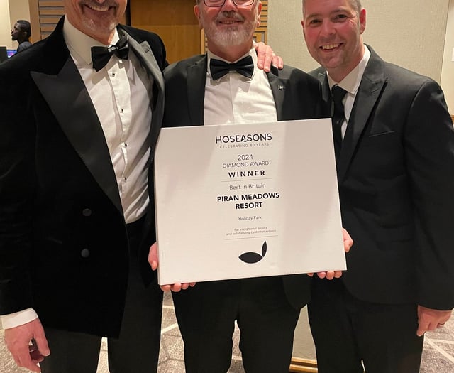 Holiday park celebrates after being named the best in Britain