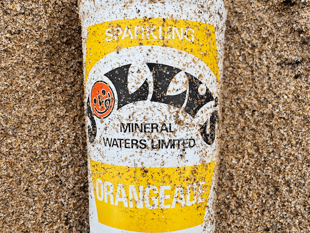 Vintage drinks can discovered during beach clean 