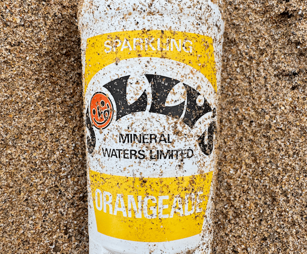 Vintage drinks can discovered during beach clean 