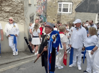 It's Obby Oss day in Padstow - a festival of colour and fun