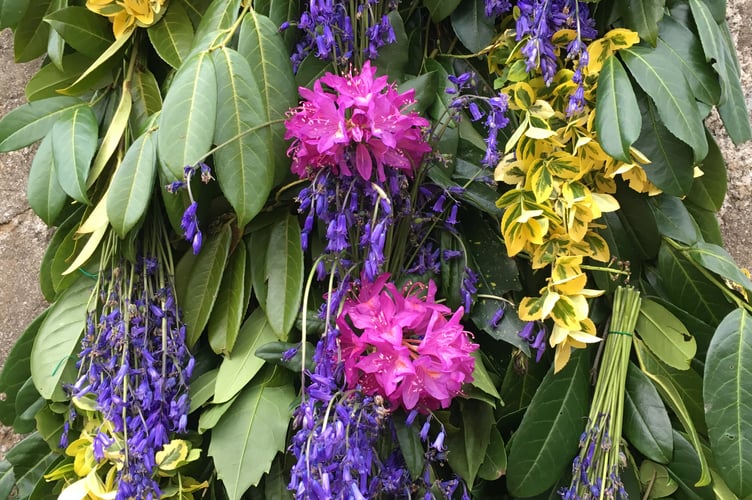 A detail from Helston's Flora Day