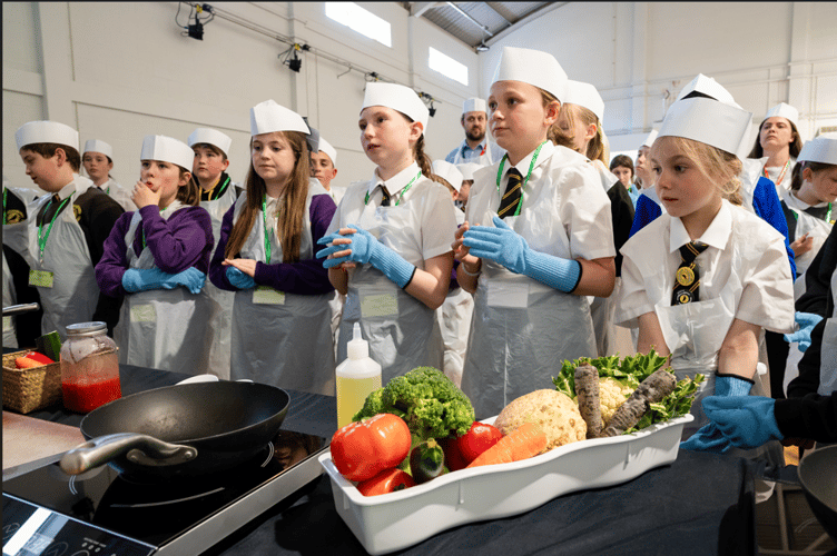 Local pupils champion sustainability in food waste event 3.