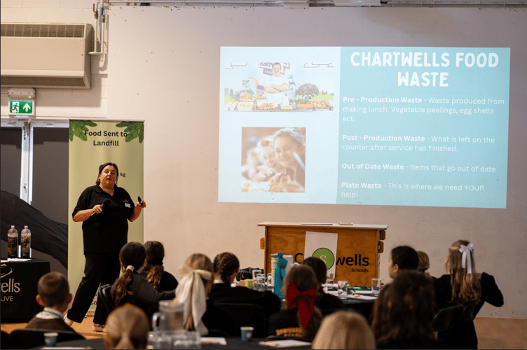 Local pupils champion sustainability in food waste event 2.
