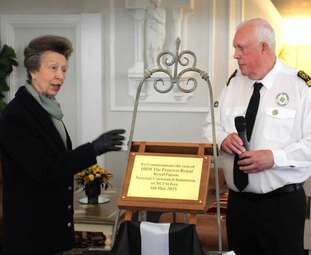 A royal occasion for the National Coastwatch Station
